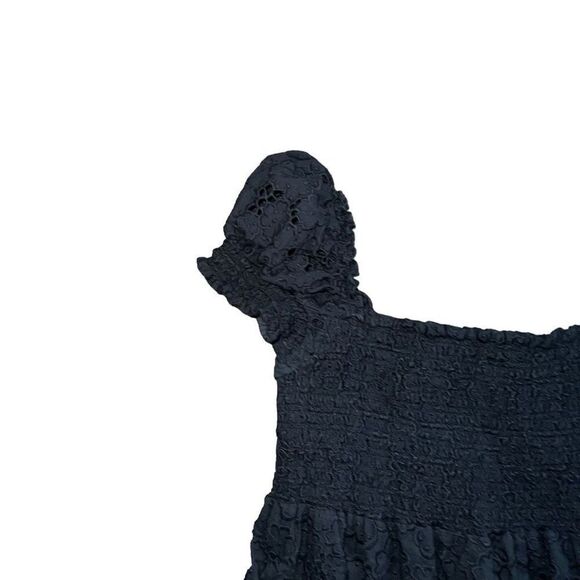 VINTAGE JUICY COUTURE Black Off The Shoulder Lace Dress Size 8 - Picture 3 of 10